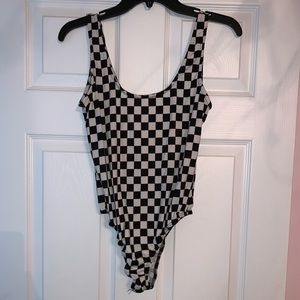 Women’s Checkerboard Bodysuit